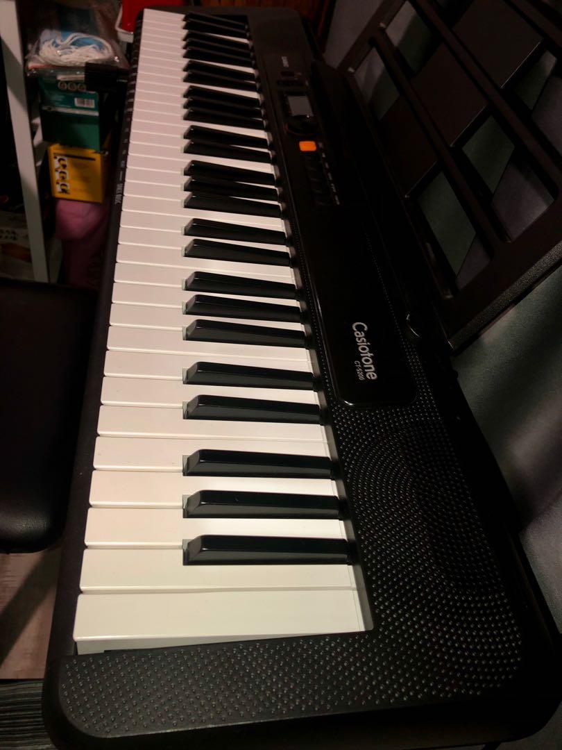 Casio keyboard Piano (with Adapter, XStand & Book holder), Hobbies