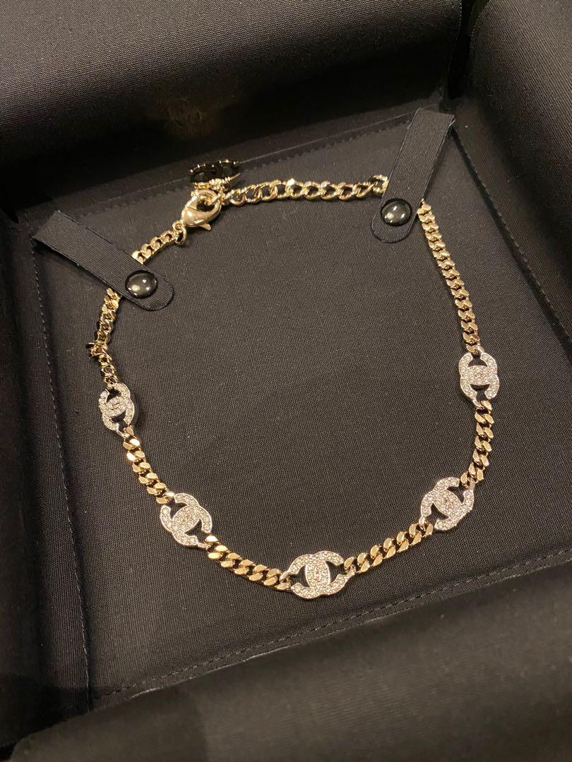 Chanel Vintage Gold Metal Chain CC Turnlock Choker Necklace 1995 Available  For Immediate Sale At Sothebys