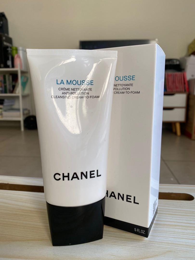 CHANEL LA MOUSSE CRÈME NETTOYANTE ANTI-POLLUTION CLEANSING CREAM-TO-FOAM,  Beauty & Personal Care, Face, Face Care on Carousell