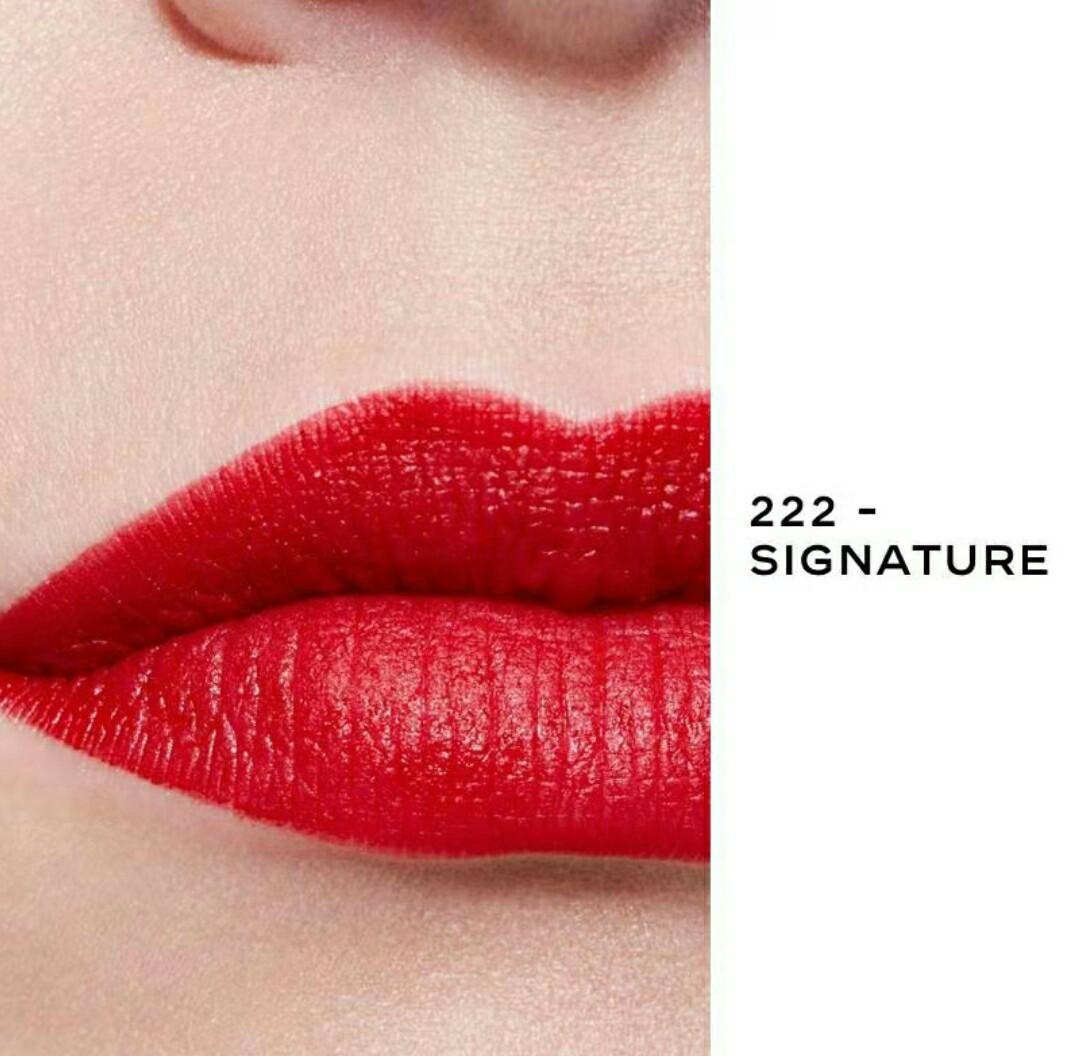 CHANEL ROUGE ALLURE INKMatte Liquid Lip Colour 222 - SIGNATURE, 美容＆化妝品,  健康及美容- 皮膚護理, 化妝品- Carousell
