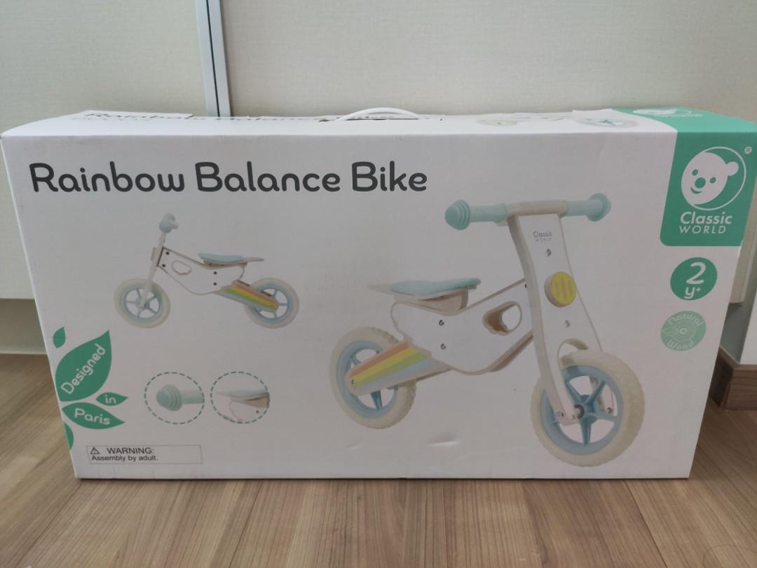 Rainbow balance bike online