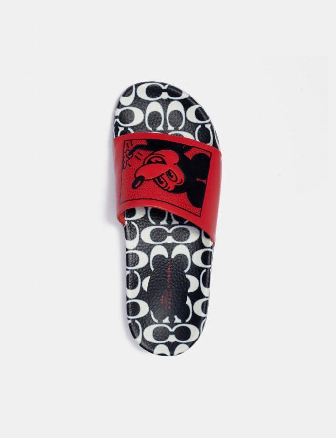 Coach mickey mouse slides store