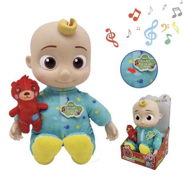 Cocomelon Singing JJ doll (Category: Kids Toys) located in Muntinlupa City. Submitted by labellaizzy (Listing ID 1102284650, Image 1). Description: AVAILABLE ONHAND 10PCS Can do shopee checkout Send a message to inquire or reserve a slot We are a legitimate business🙏🏻.