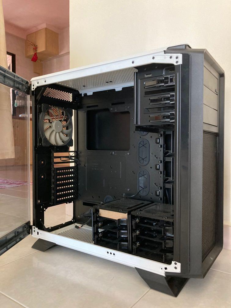 CORSAIR Graphite Series™ 760T Arctic White Full-Tower Windowed Case, Computers & Tech, & Accessories, Computer Parts on