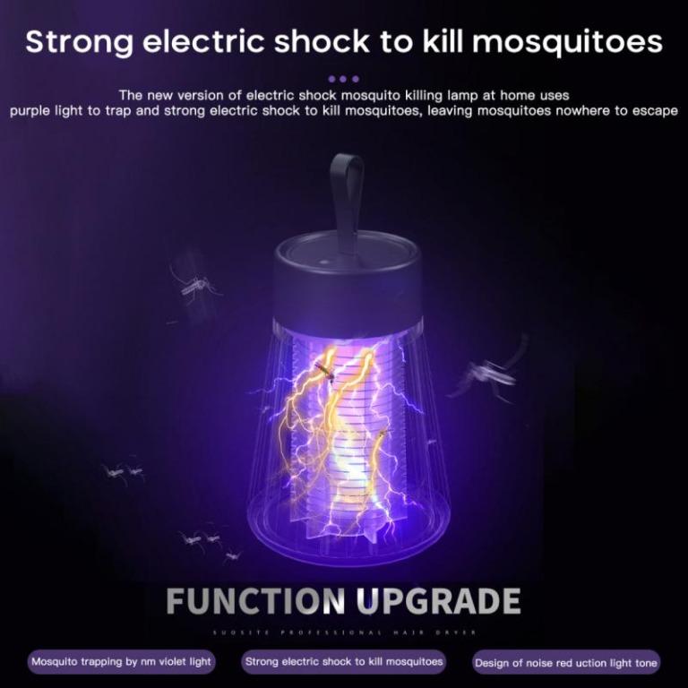 Portable Electric Mosquito Killer Lamp USB Insect Killer LED Mosquito  Mosquitos Light Trap 