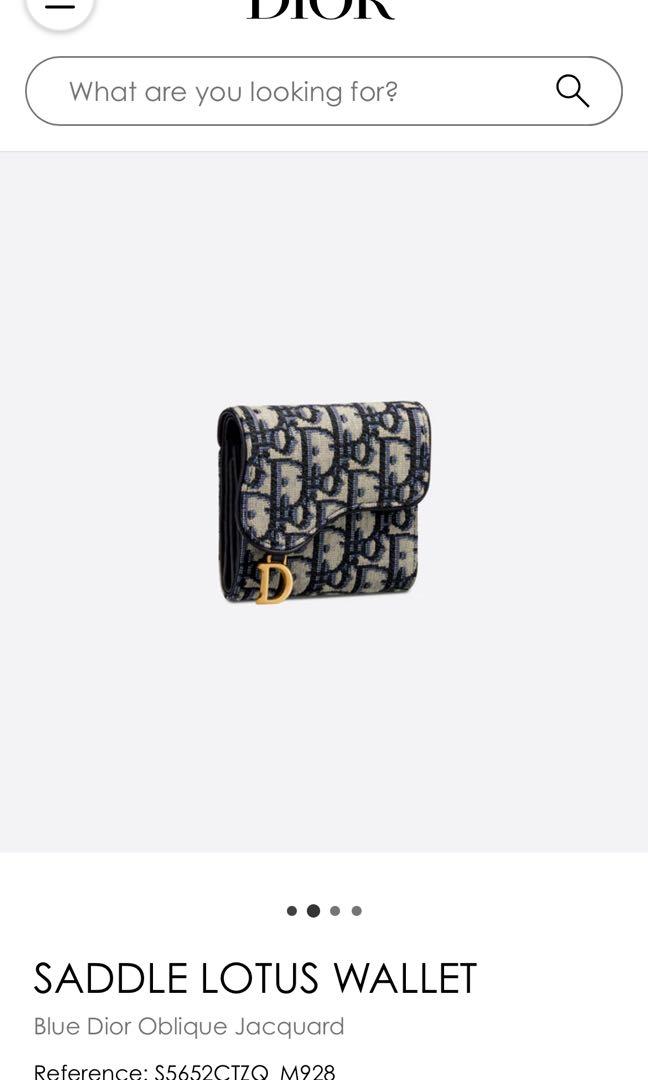 Dior saddle compact wallet hot sale price