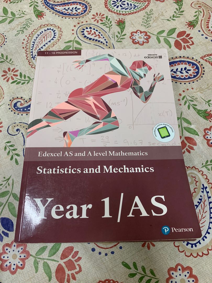 Edexcel AS and A level Mathematics Statistics & Mechanics Year 1/AS Textbook, 興趣及遊戲, 書本 & 文具