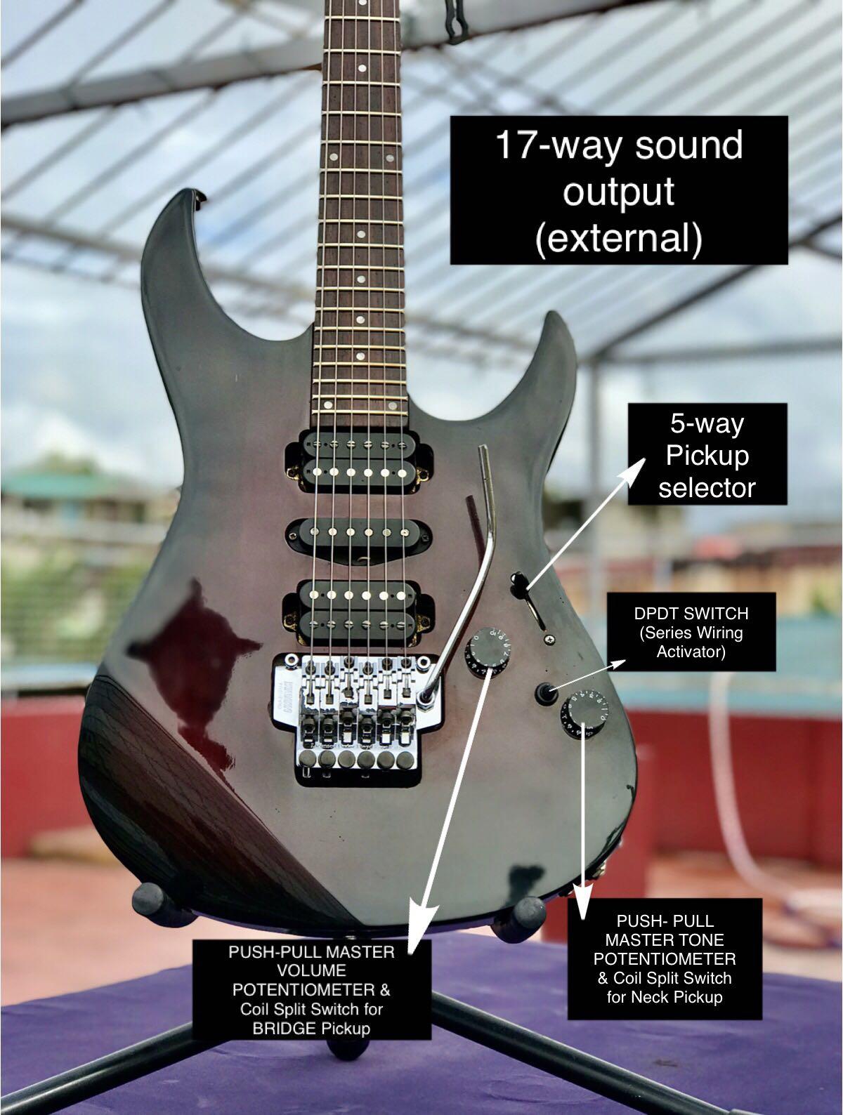 Yamaha 24 fret sale electric guitar