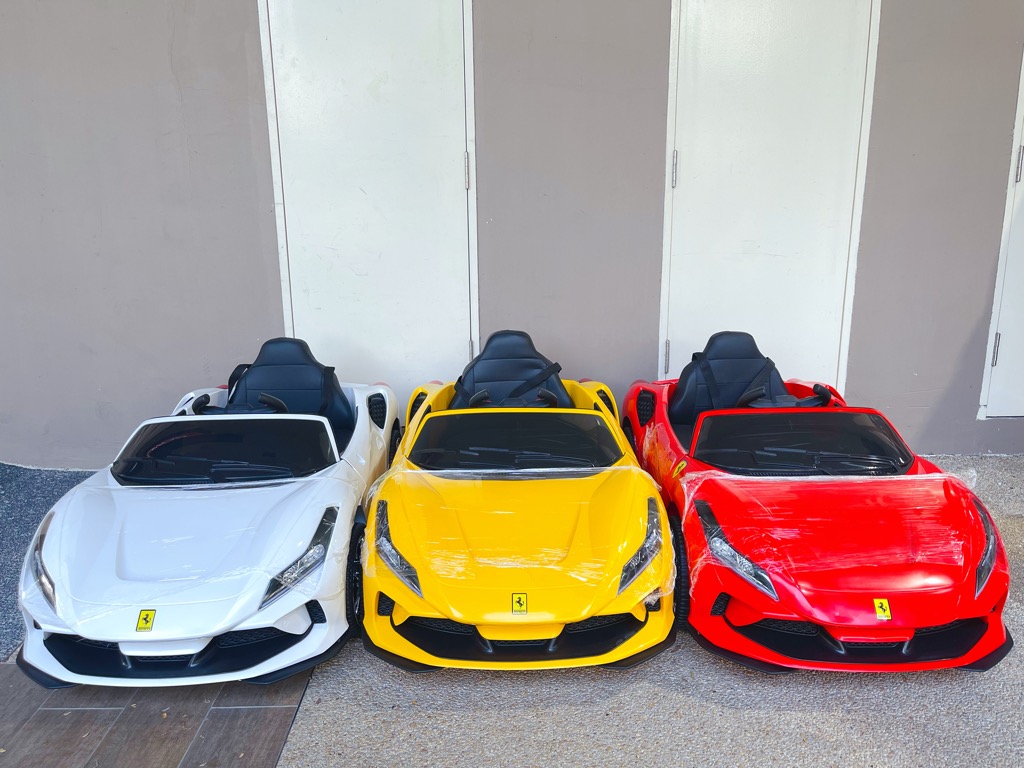 Ferrari ride on car with parental remote best sale control
