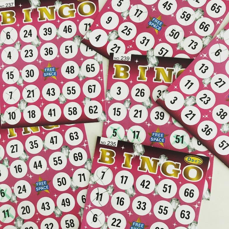Entertainment Daiso Bingo Cards, Hobbies & Toys, Toys & Games on Carousell