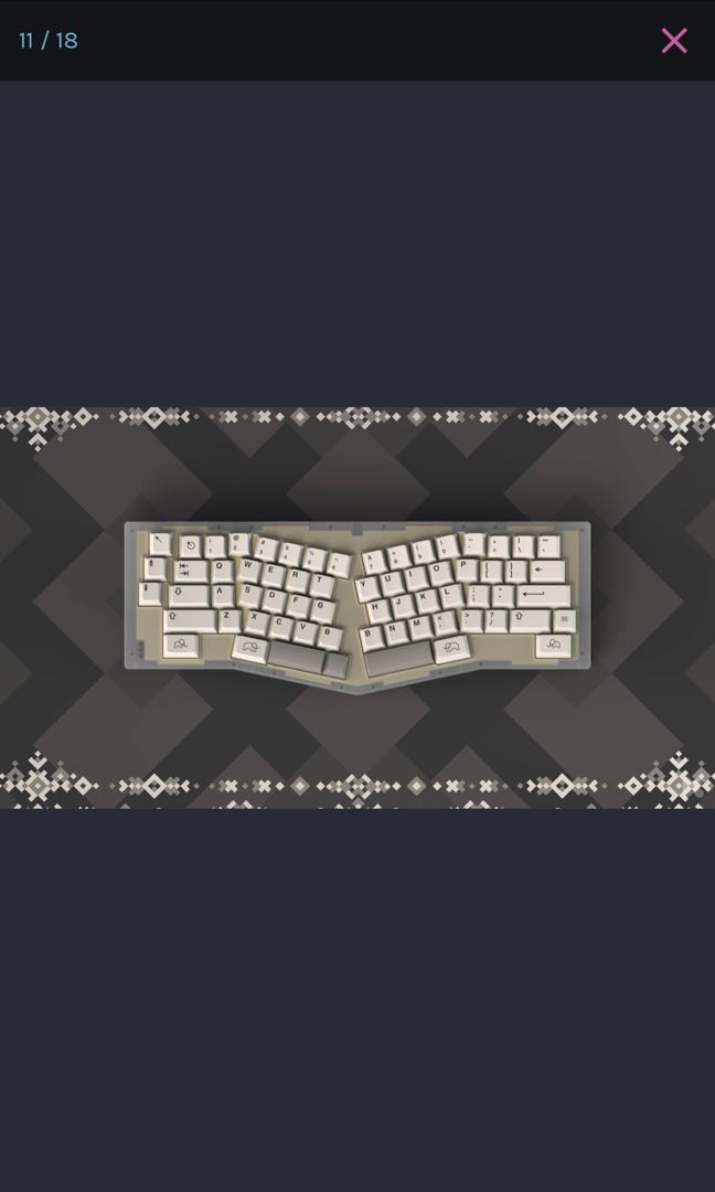 EPBT IVORY Full Set Custom Mechanical Keyboards, Computers & Tech ...