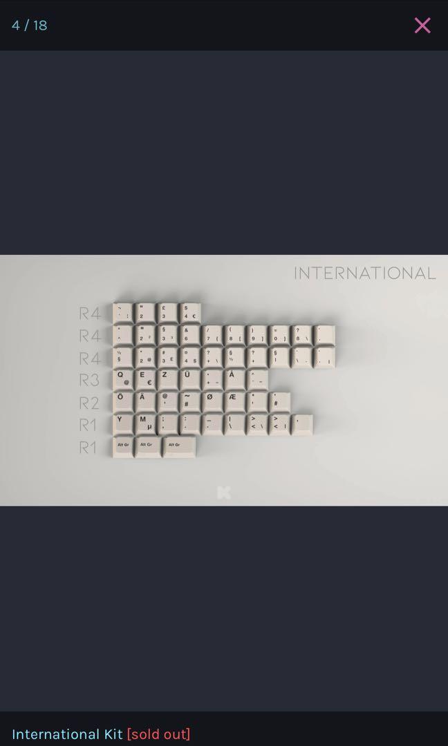EPBT IVORY Full Set Custom Mechanical Keyboards, Computers & Tech ...