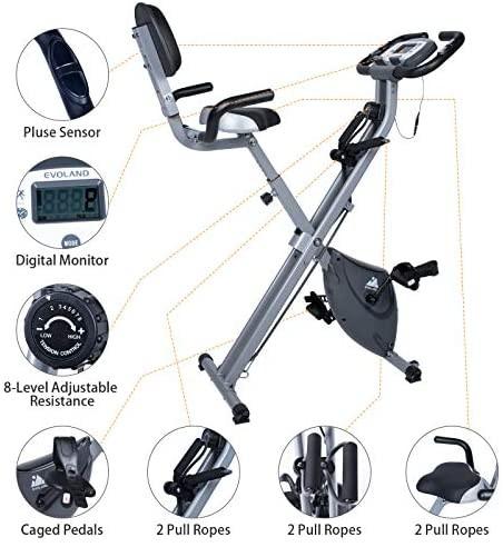Evoland folding exercise bike online