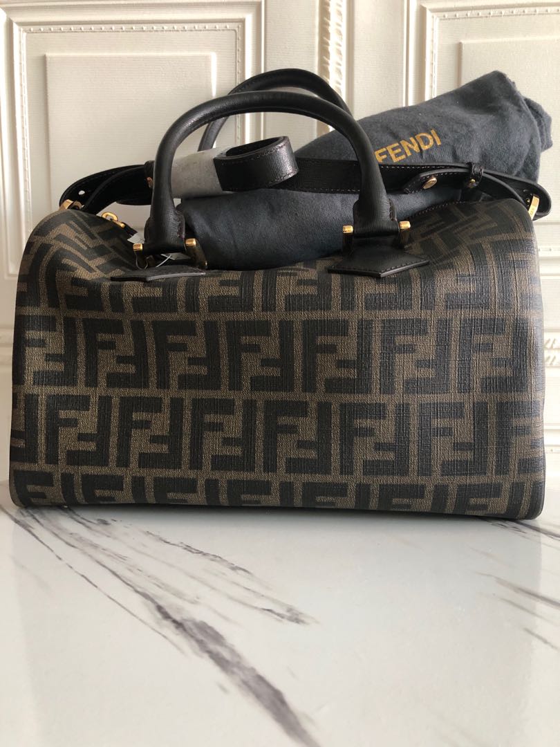 Fendi Zucca Bowling Bag, Luxury, Bags & Wallets on Carousell