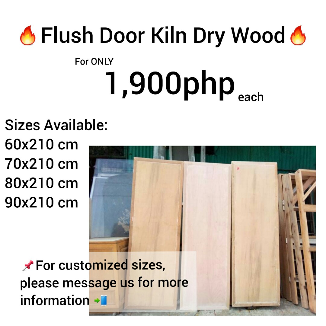 🔥Flush Door Kiln Dry Wood🔥, Furniture & Home Living, Home Decor, Wall