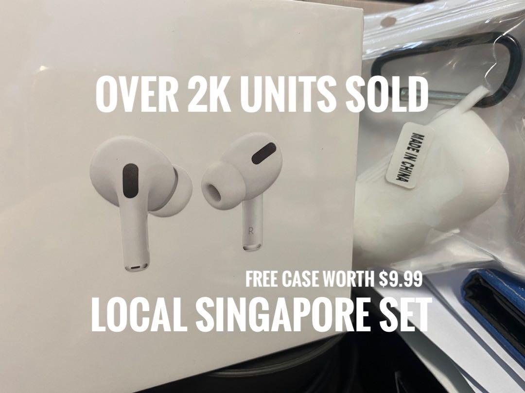 Free Case Local Set I Apple Airpods Pro I 1 Year Warranty By Apple Audio Earphones On Carousell