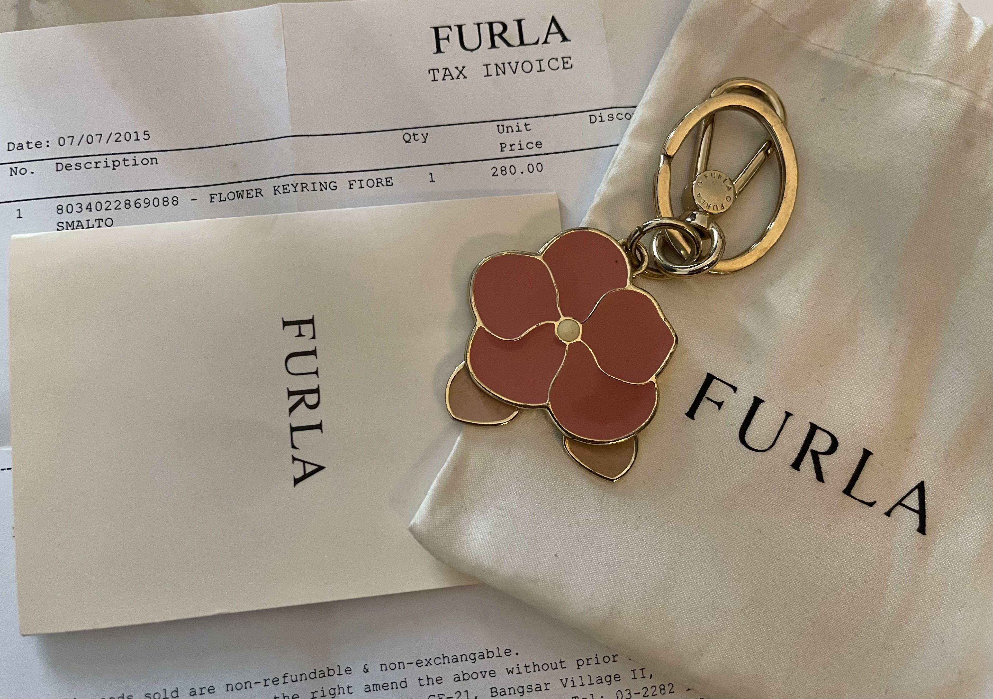 Furla keyring bag charms, Luxury, Accessories on
