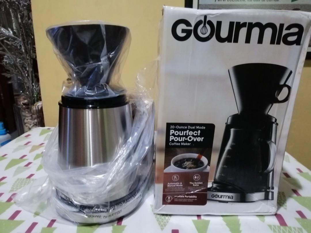 Gourmia pour-over coffee maker (Category: Coffee Machines & Makers) located in Bacoor. Submitted by scmom (Listing ID 1102359213, Image 2). Description: Fr. US Pls. refer to the pix posted for details Battery not included Last price posted Last 3 pix not mine.