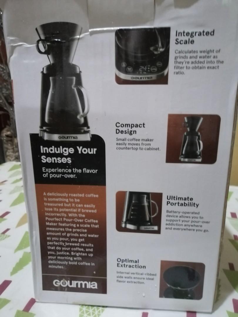 Gourmia pour-over coffee maker (Category: Coffee Machines & Makers) located in Bacoor. Submitted by scmom (Listing ID 1102359213, Image 3). Description: Fr. US Pls. refer to the pix posted for details Battery not included Last price posted Last 3 pix not mine.