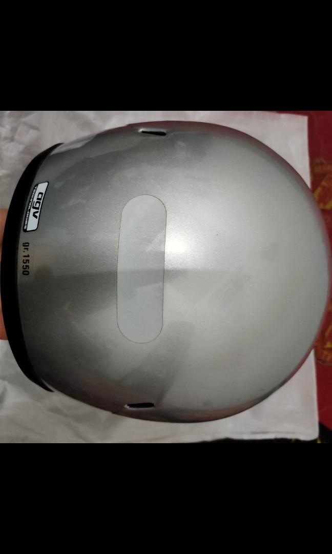 Helm full face jadul AGV, Motor di Carousell