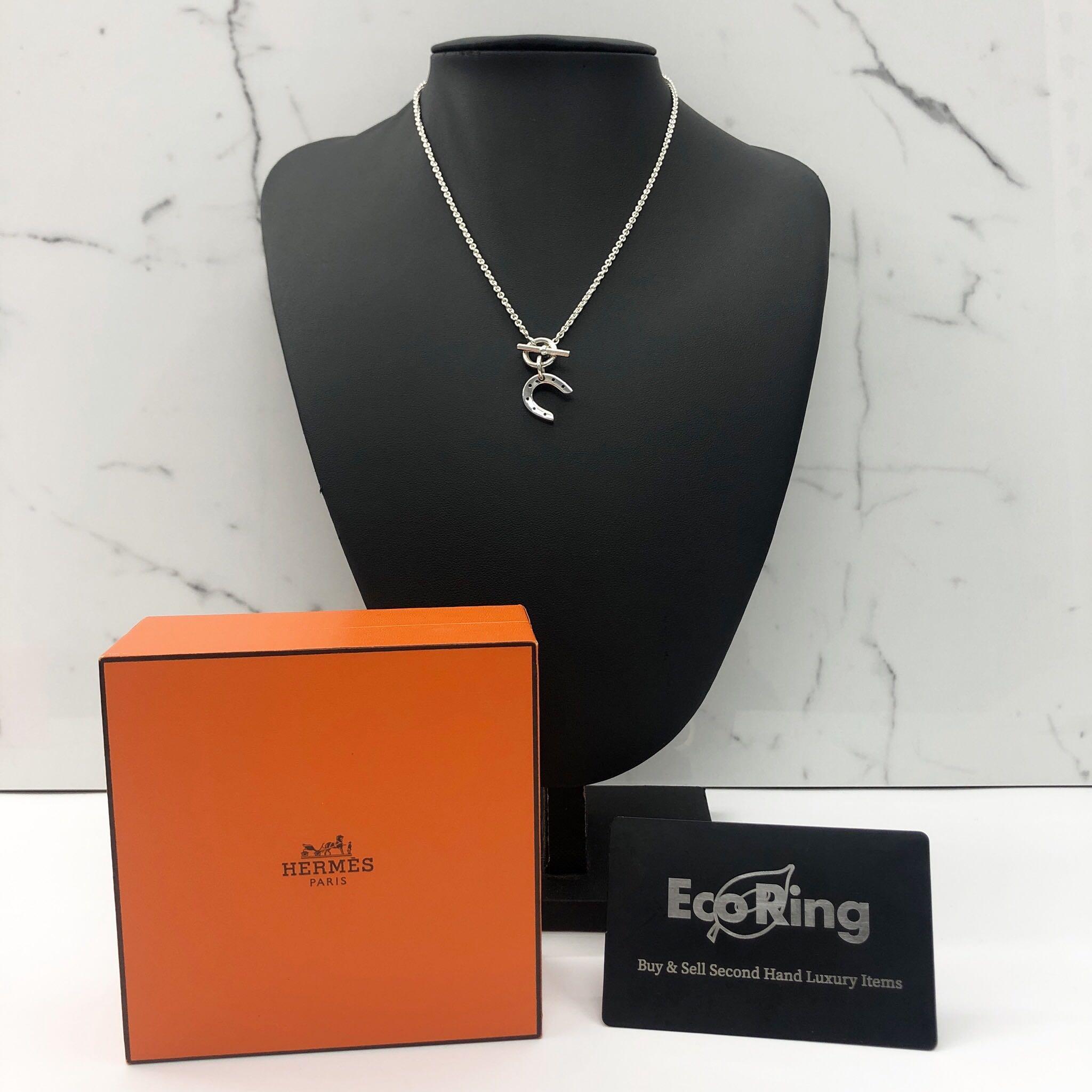 Hermes horseshoe necklace sale