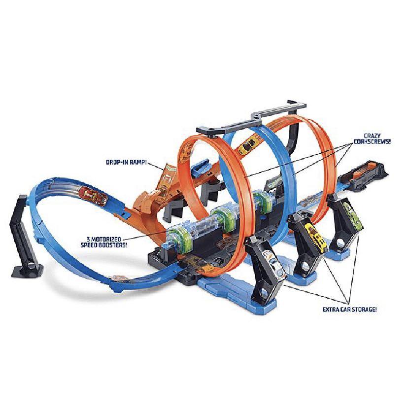 Corkscrew crash 2024 hot wheels