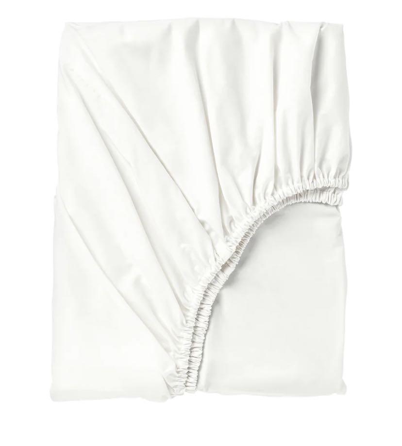 IKEA somntuta white fitted sheets 180*200 mattress cover, Furniture