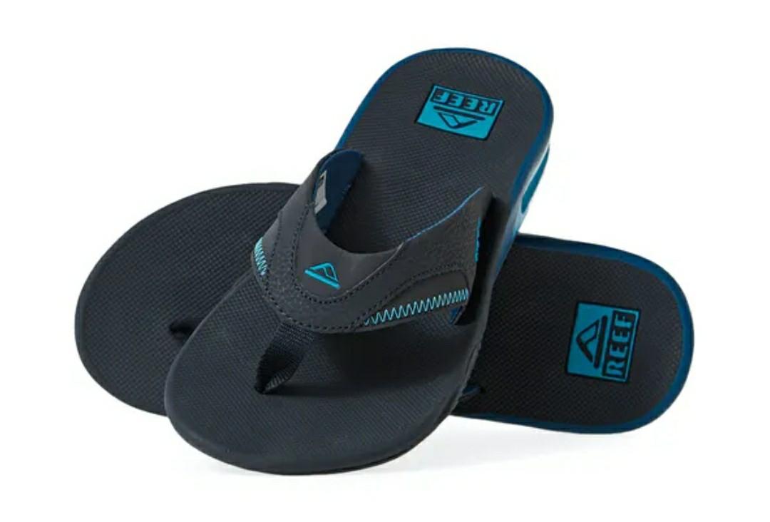 INSTOCK Authentic Reef fanning slipper ocean blue Men s Fashion