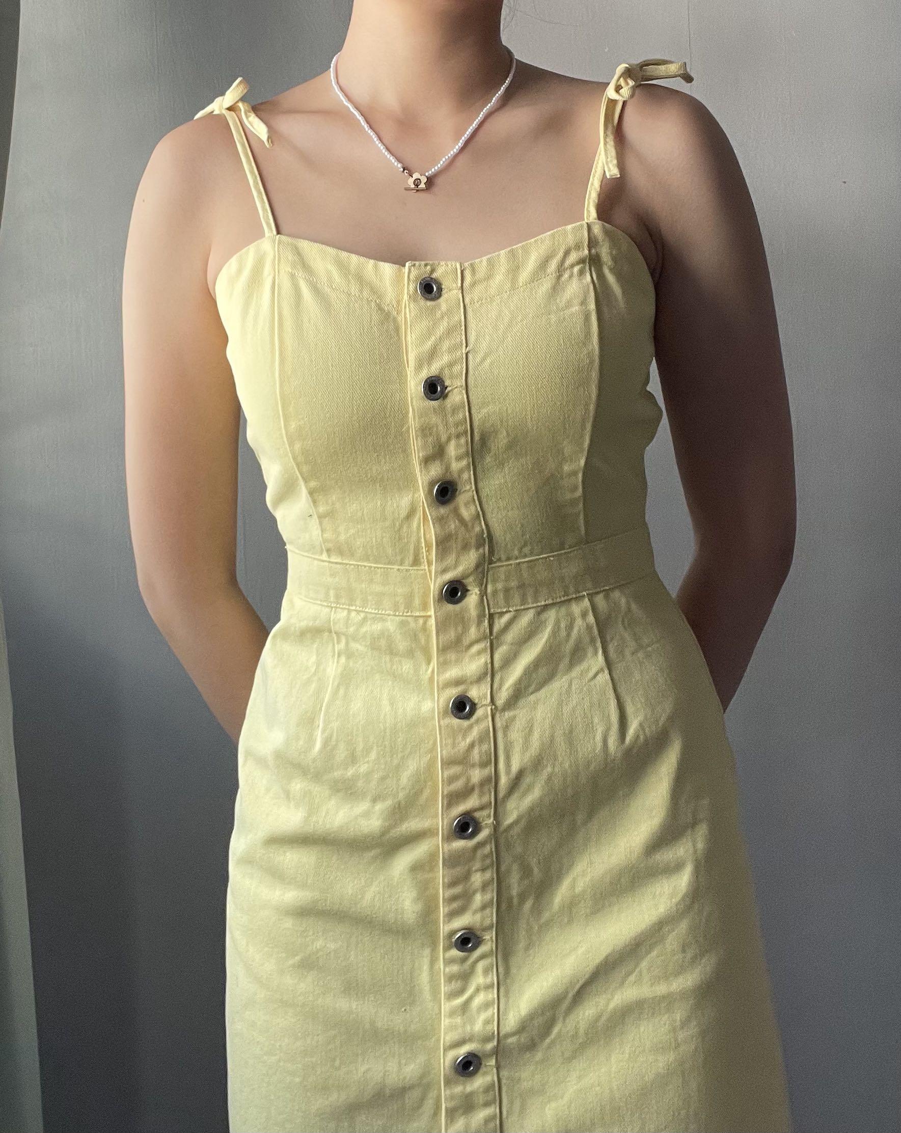 Jack wills deals yellow dress