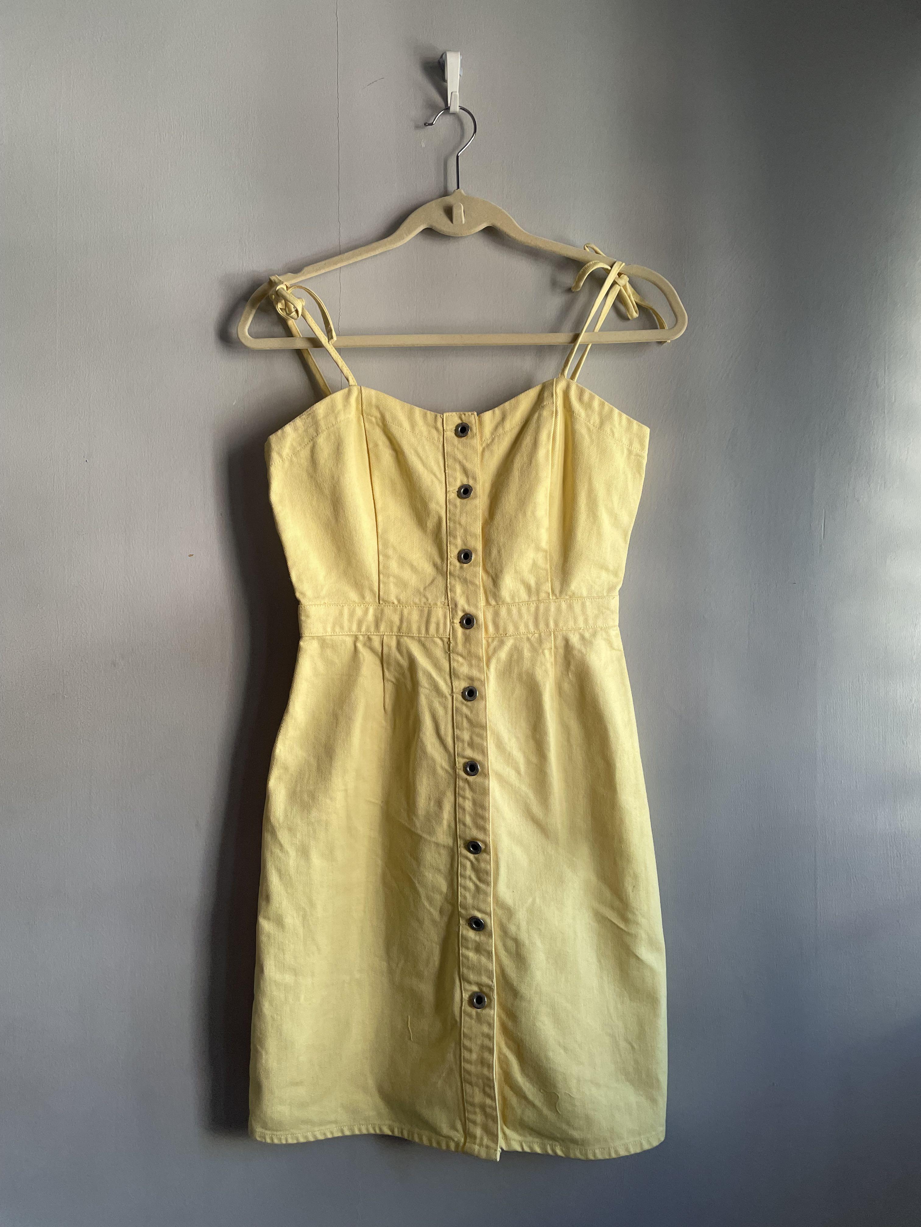 Jack wills yellow dress discount