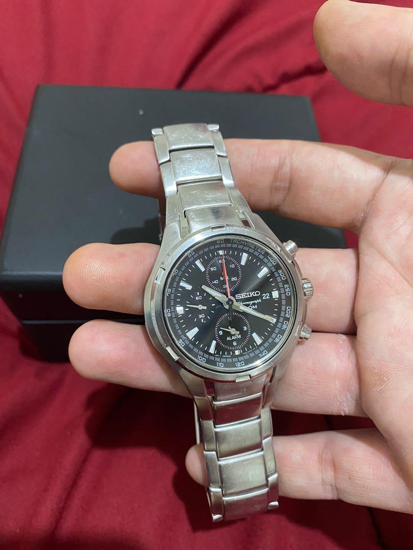 Jam Tangan Seiko Chronograph 100M