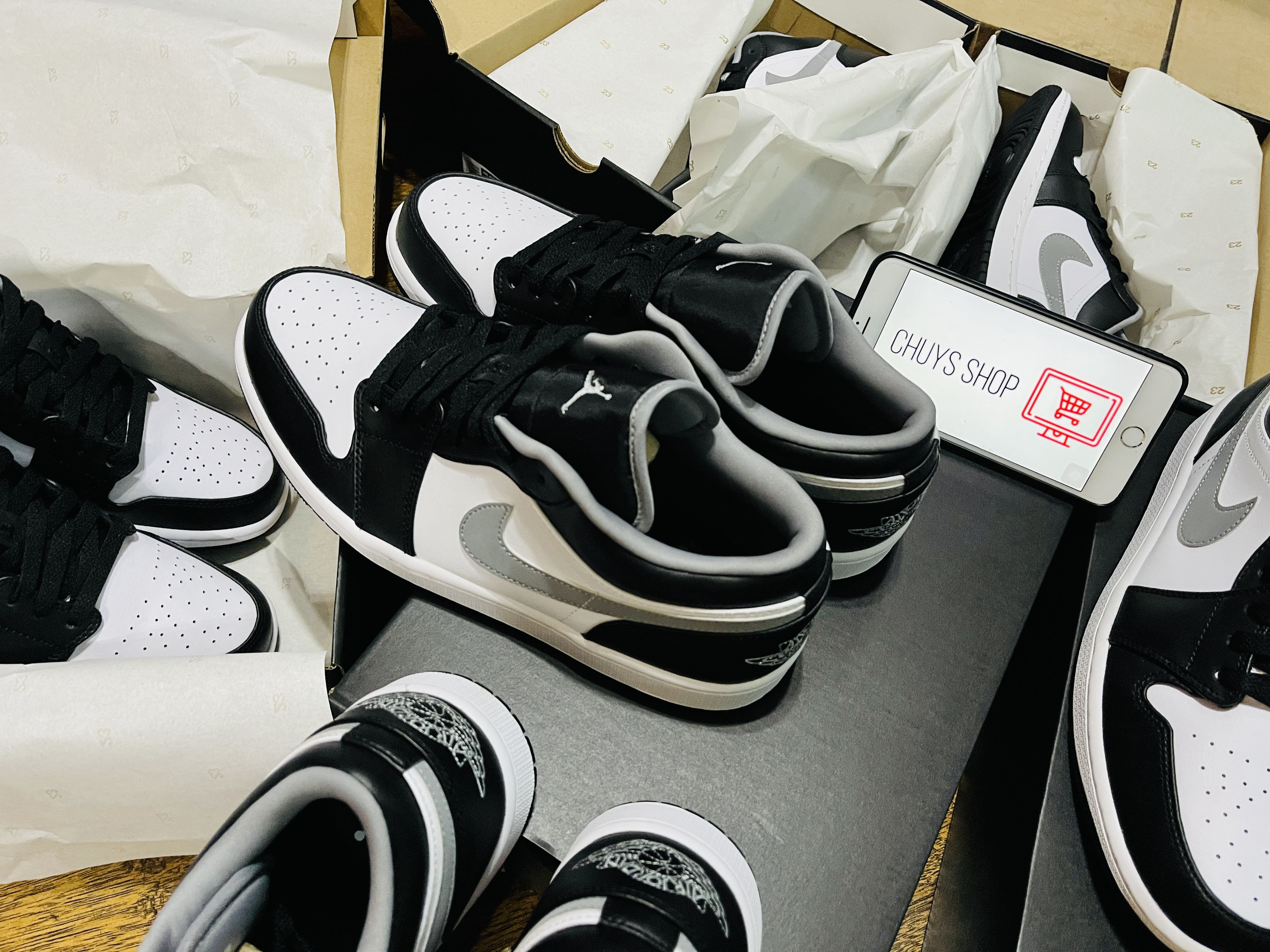 jordan 1 low shadow gray