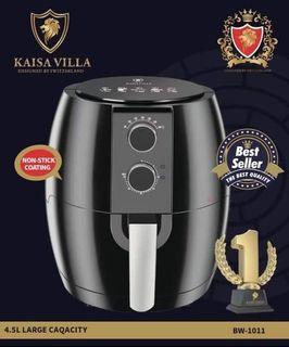 Kaisa Villa Air Fryer 4.5L Electric Fryer Oil Free Non Stick Pan Timer Fryer Tools Fries Fryer