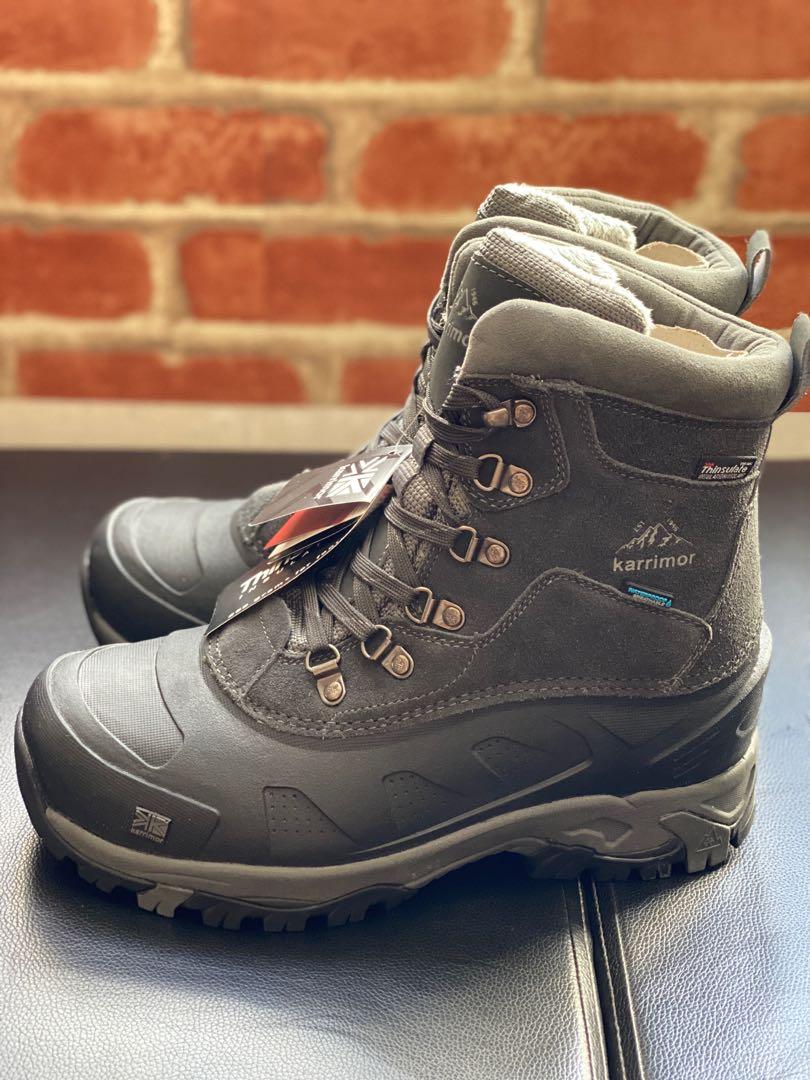 Karrimor mens snowfur ii weathertite snow boots black hotsell