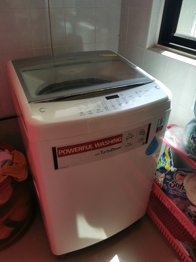 LG Turbo Drum 10kg washing machine, TV & Home Appliances, Washing