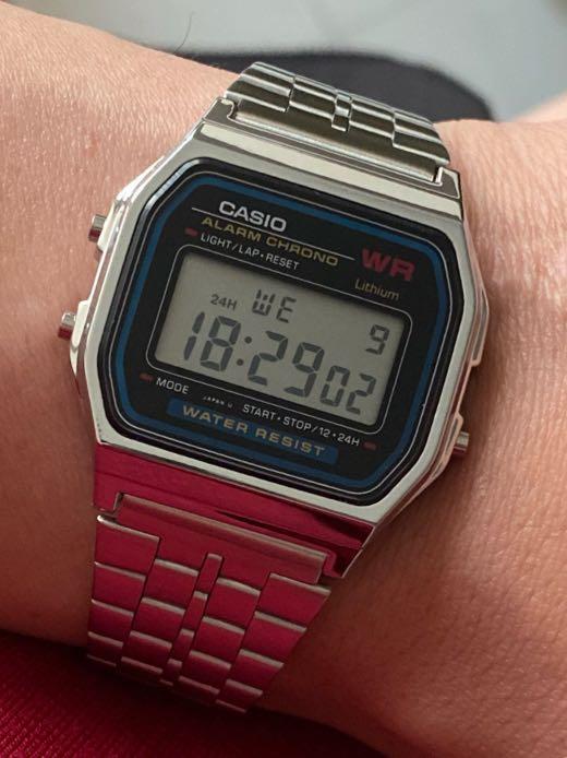 LNIB Casio A159 (full set), Luxury, Watches on Carousell