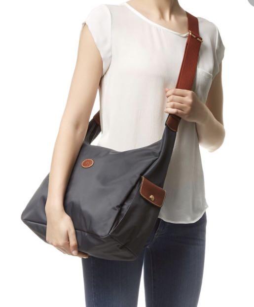 Longchamp hobo sling top bag