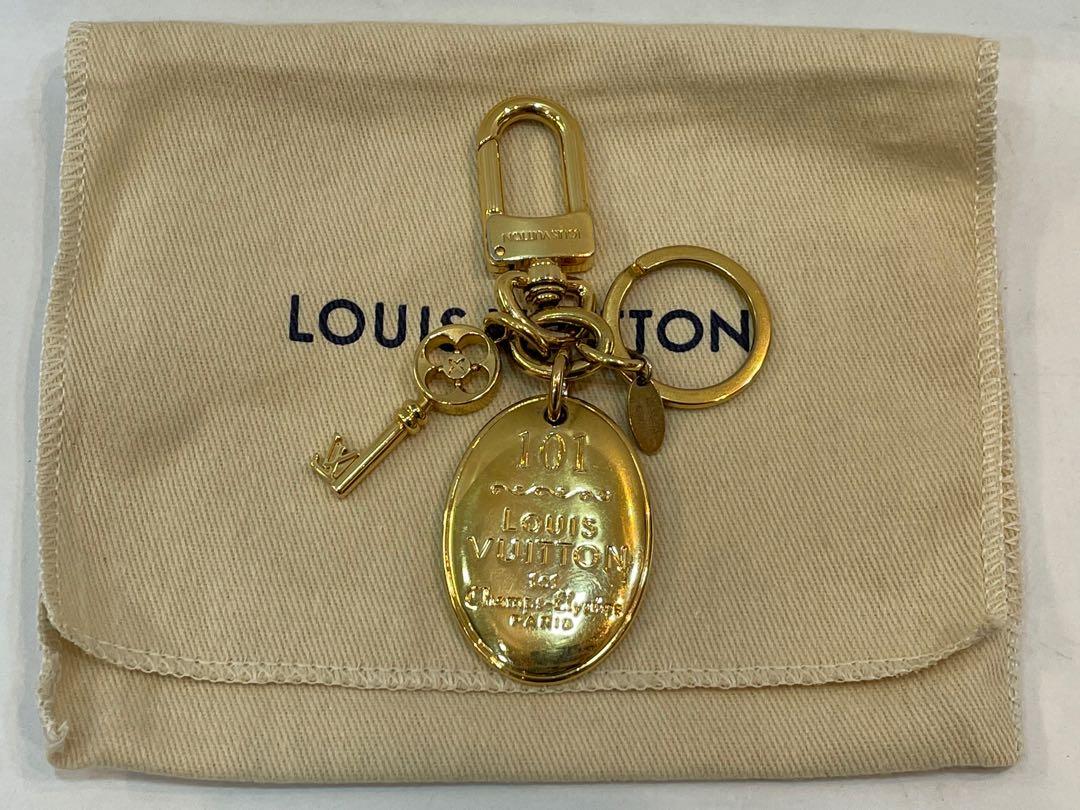 Louis Vuitton Goldtone 101 Champs-Elysees Maison Key Holder and