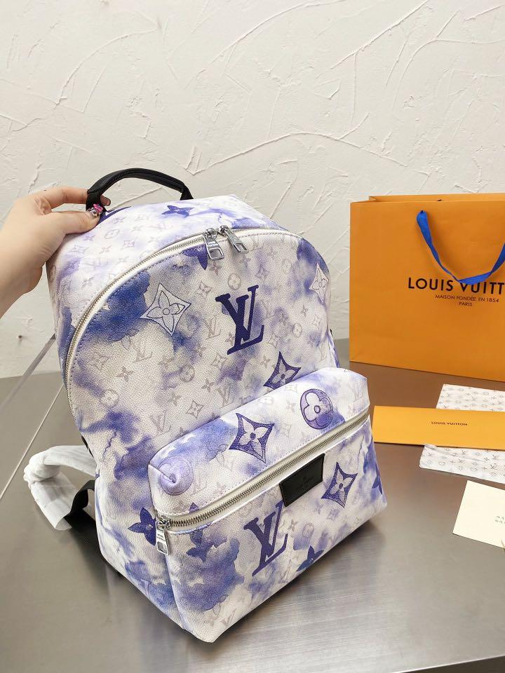 Louis Vuitton Discovery Backpack PM Monogram Watercolor Blue