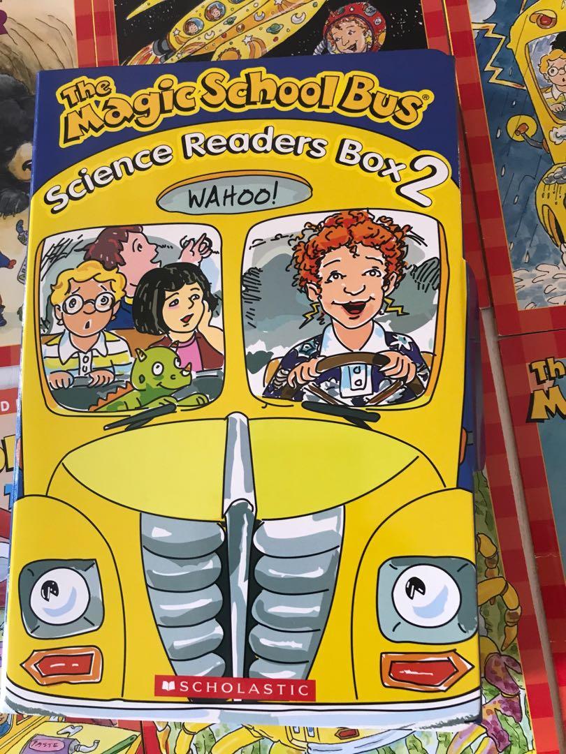 Magic school bus box set 藍盒10冊, 興趣及遊戲, 書本& 文具, 小朋友