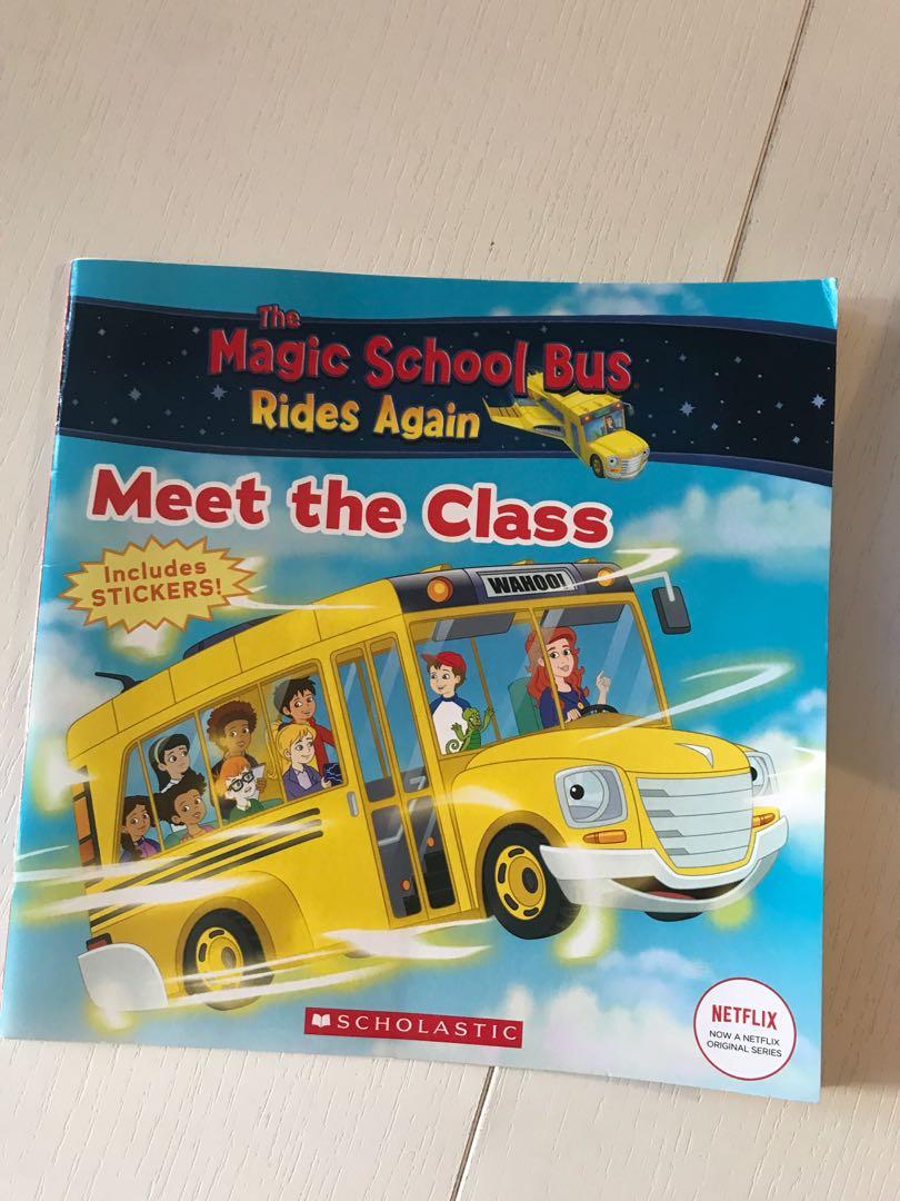 Magic school bus box set 藍盒10冊, 興趣及遊戲, 書本& 文具, 小朋友