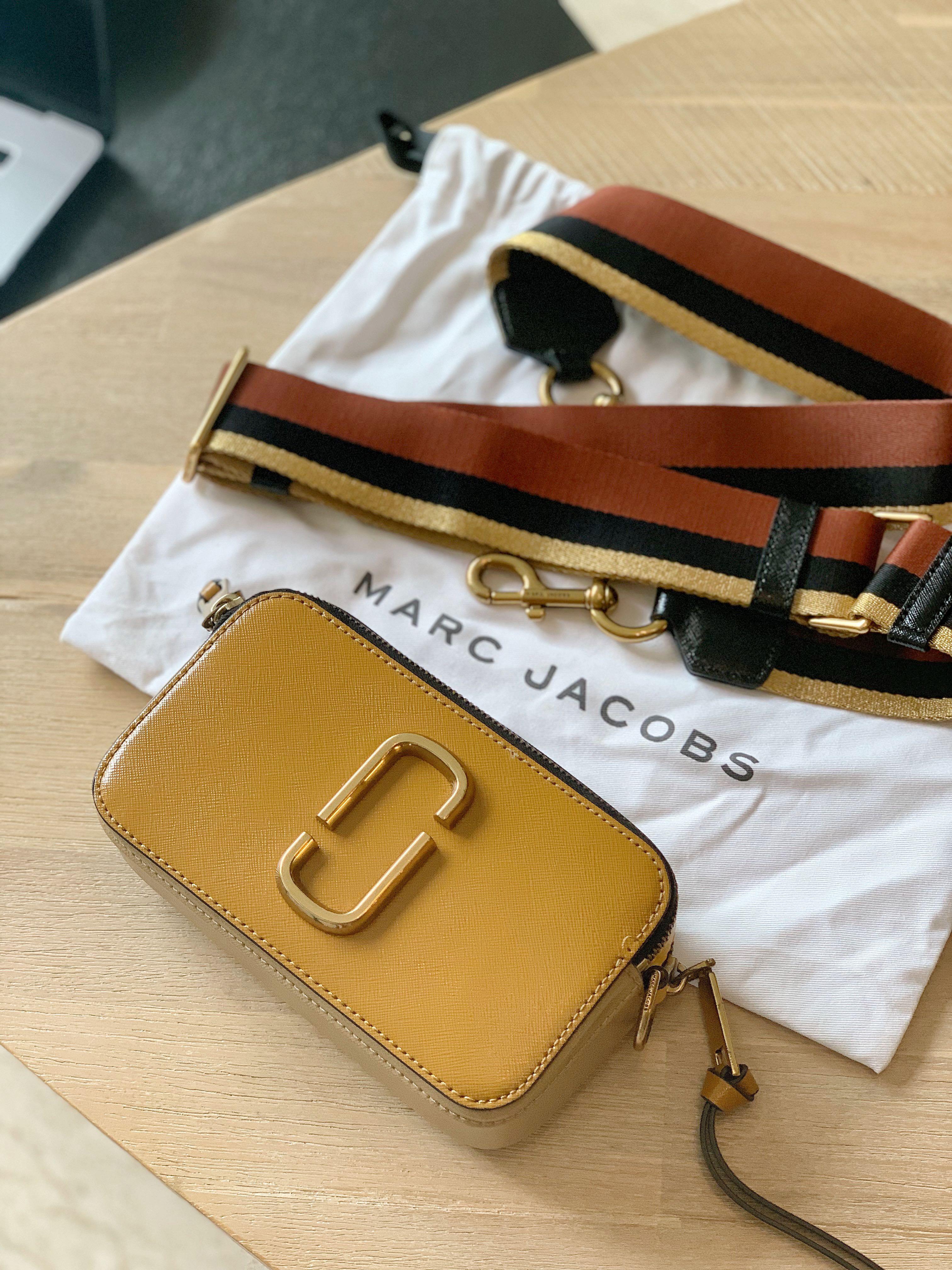 Marc Jacobs crossbody snapshot shoulder bag camera bag all black Work