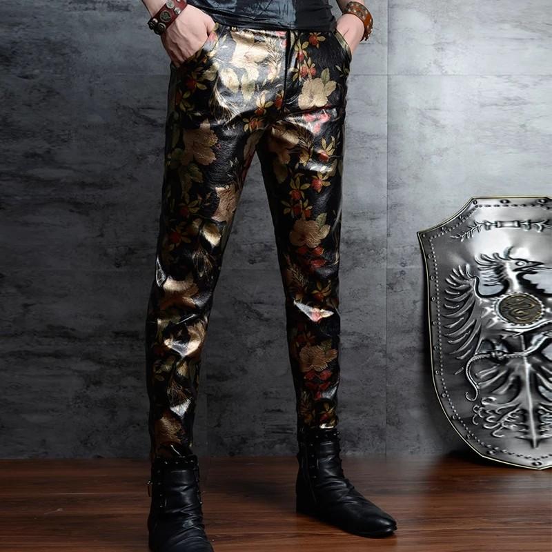 Mens floral clearance trousers