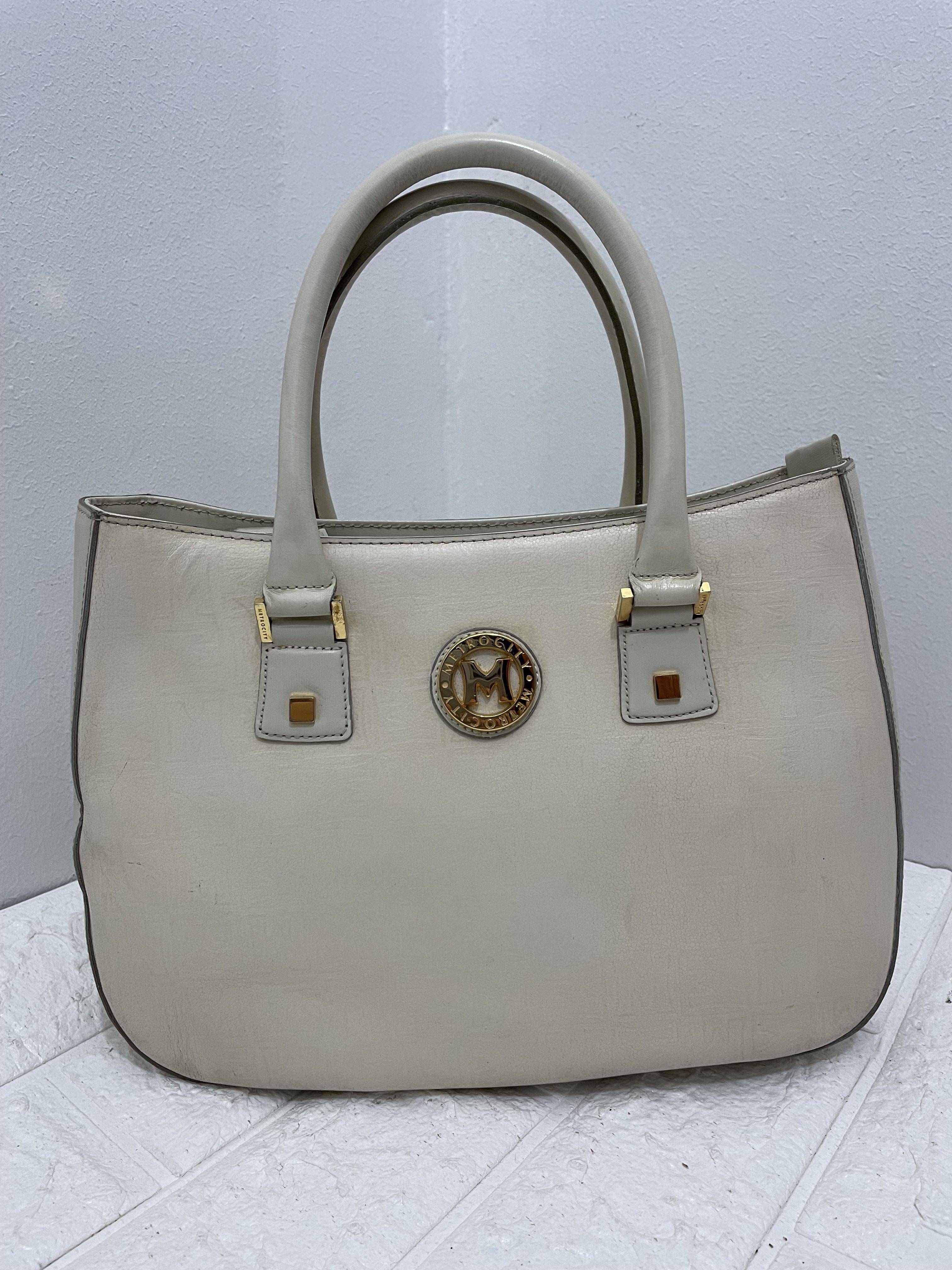 Metrocity bag off white original, Luxury, Bags & Wallets on Carousell