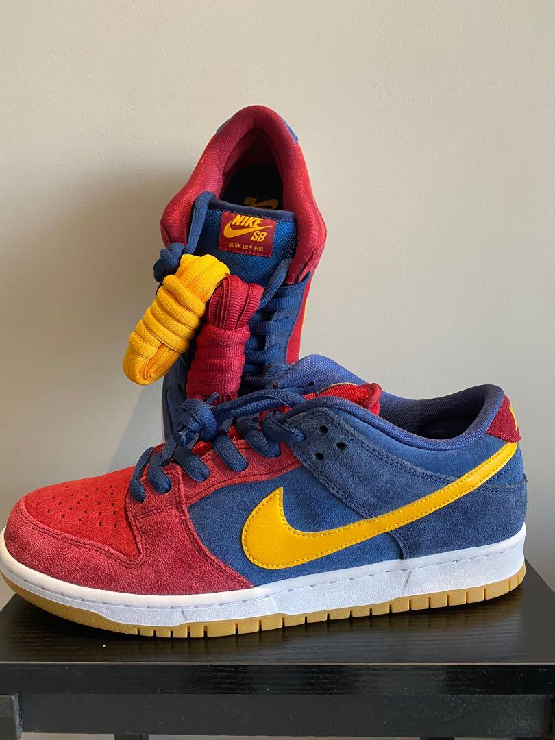 Nike dunk Barcelona, Men's Fashion, Footwear, Sneakers on Carousell
