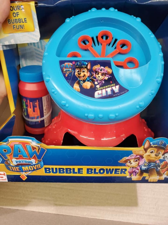 Paw bubble 汪汪隊立大功泡泡機, 興趣及遊戲, 玩具& 遊戲類- Carousell