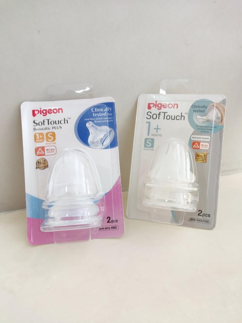 Pigeon teat size S, Babies & Kids, Nursing & Feeding, Breastfeeding & Bottle Feeding on Carousell