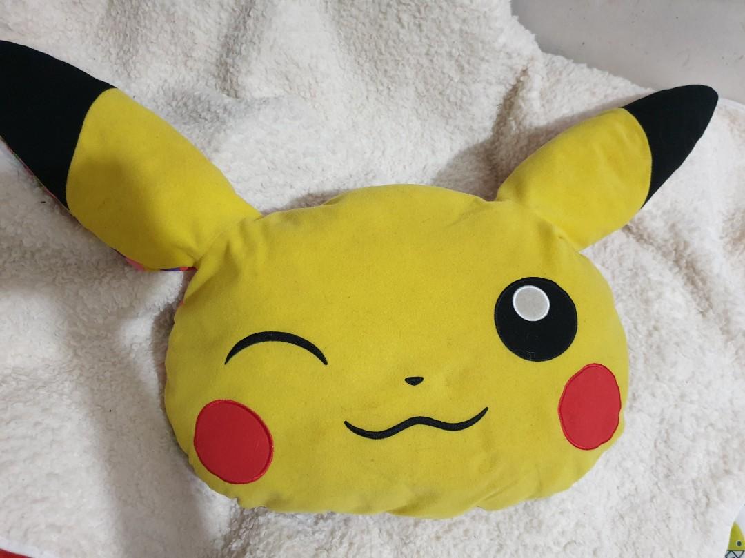 Pikachu Head Pillow Hobbies Toys Toys Games on Carousell