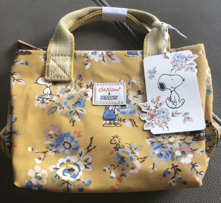 Rare Small Cath Kidston Mustard Snoopy Peanuts Brompton Crossover Bag Carousell