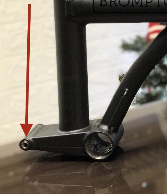 Brompton rear hinge bush and spindle kit cheap